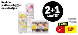 Kruidvat Kruidvat wattenschijfjes en -staafjes aanbieding