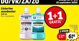 Kruidvat Listerine mondwater aanbieding