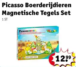 Kruidvat Picasso boerderijdieren magnetische tegels set aanbieding