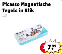 Kruidvat Picasso magnetische tegels in blik aanbieding