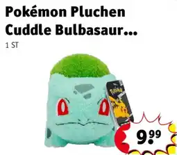 Kruidvat pokemon pluchen cuddle bulbasaur aanbieding