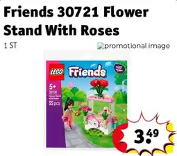Kruidvat Friends flower stand with roses aanbieding