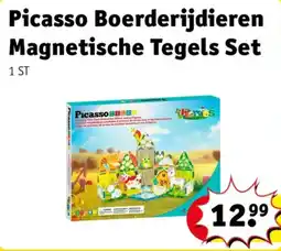 Kruidvat Picasso boerderijdieren magnetische tegels set aanbieding