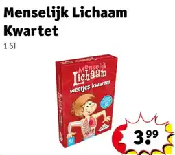 Kruidvat Menselijk lichaam kwartet aanbieding