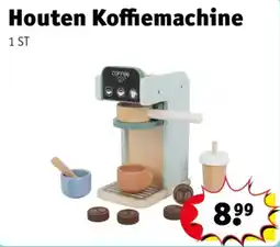 Kruidvat Houten Koffiemachine aanbieding