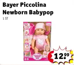 Kruidvat Bayer Piccolina Newborn Babypop aanbieding