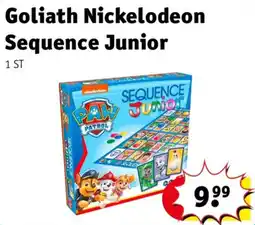 Kruidvat Goliath nickelodeon sequence junior aanbieding