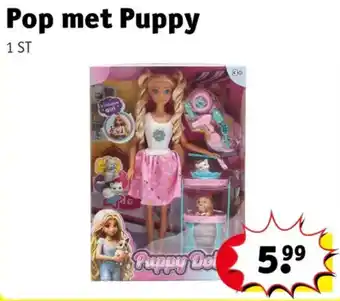 Kruidvat Pop met Puppy aanbieding