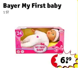 Kruidvat Bayer my first baby aanbieding