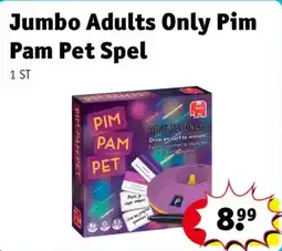 Kruidvat Jumbo Adults Only Pim Pam Pet Spel aanbieding