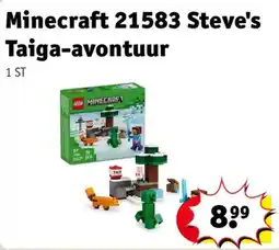 Kruidvat Minecraft 21583 Steve's Taiga-avontuur aanbieding