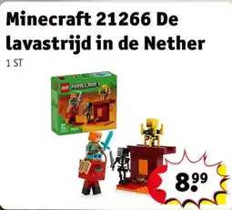 Kruidvat Minecraft 21266 De lavastrijd in de Nether aanbieding