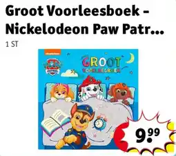 Kruidvat Groot voorleesboek - nickelodeon paw patrol aanbieding