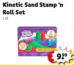Kruidvat Kinetic Sand Stamp 'n Roll Set aanbieding