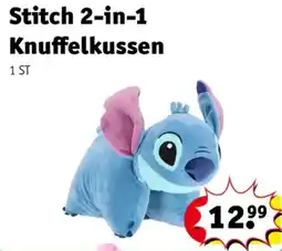 Kruidvat Stitch knuffelkussen aanbieding