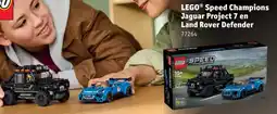 Kruidvat LEGO Speed Champions Jaguar Project 7 en Land Rover Defender aanbieding