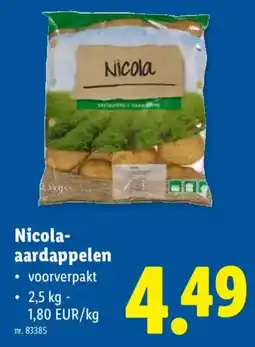 Lidl Nicola-aardappelen aanbieding