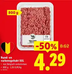 Lidl Rund- en varkensgehakt XXL aanbieding