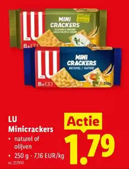 Lidl Lu minicrackers aanbieding