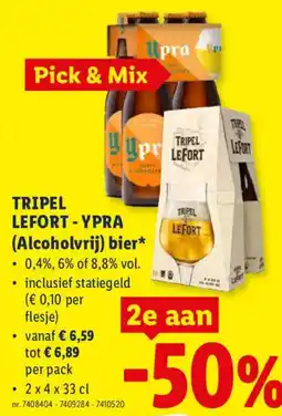 Lidl Tripel lefort - yptra aanbieding