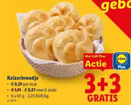 Lidl Keizerbroodje aanbieding