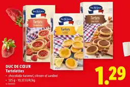Lidl Duc de coeur tartelettes aanbieding