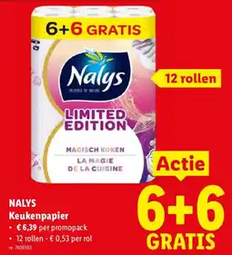 Lidl Nalys keukenpapier aanbieding