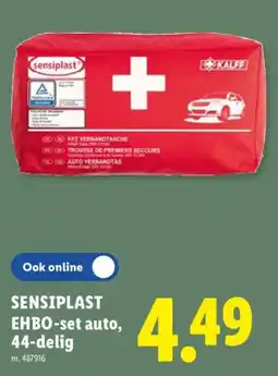 Lidl sensi plast ehbo-set auto aanbieding