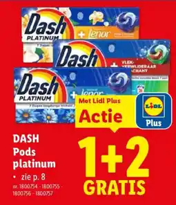 Lidl Dash Pods platinum aanbieding