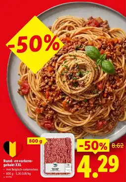 Lidl Rund- en varkensgehakt XXL aanbieding
