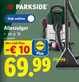 Lidl Alleszuiger aanbieding