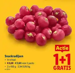 Lidl Snackradijzen aanbieding