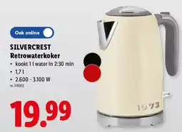 Lidl Silvercrest retowaterkoker aanbieding