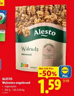 Lidl Alesto Walnoten ongebrand aanbieding