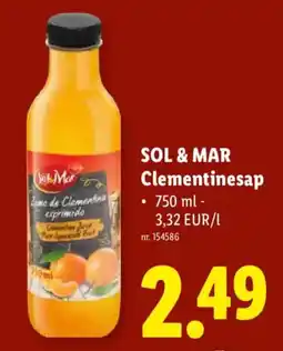 Lidl Clementinesap aanbieding