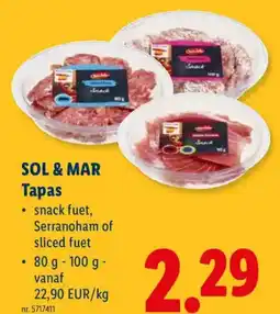 Lidl Sol & Mar Tapas aanbieding