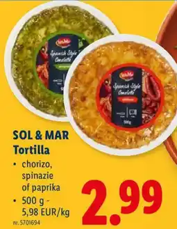 Lidl Sol & Mar Tortilla aanbieding