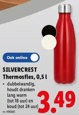 Lidl Silvercrest thermosfles aanbieding