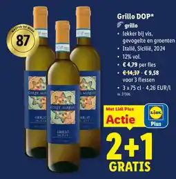 Lidl Grillo DOP aanbieding