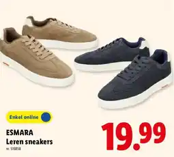 Lidl Leren sneakers aanbieding