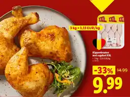 Lidl Kippenbouten met rugdeel XXL aanbieding