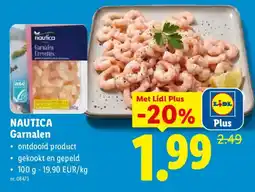 Lidl Nautica garnalen aanbieding
