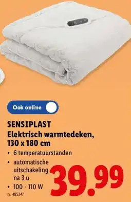 Lidl Elektrisch warmtedeken aanbieding