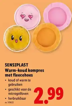 Lidl SensiPlast warm-koud kompres met fleecehoes aanbieding