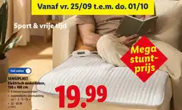 Lidl Elektrisch onderdeken aanbieding