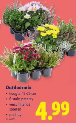 Lidl Outdoormix aanbieding