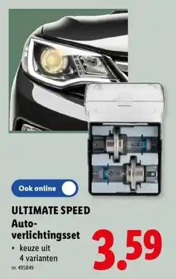 Lidl ultimate speed auto-verlichtingsset aanbieding