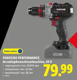 Lidl parkside performance accuklopboorschroefmachine aanbieding