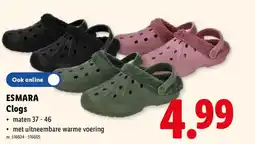 Lidl Esmara clogs aanbieding
