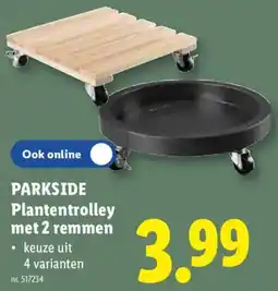 Lidl Parkside plantentrolley aanbieding